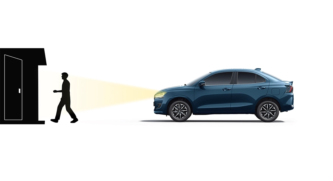 Luz de guía al vehículo